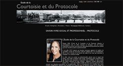 Desktop Screenshot of la-courtoisie.com